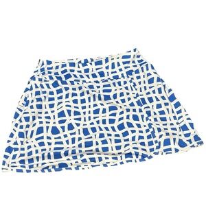Golf Skort from GOTTEX size medium tennis, pickleball, pull on, blue and white